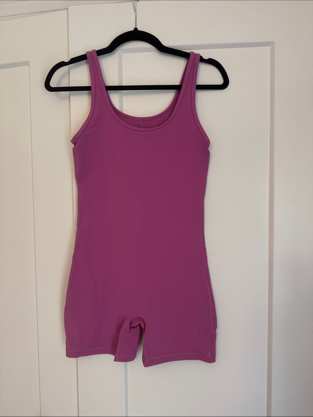 TNA Sleeveless Romper in Magenta Pink